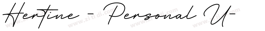Hertine - Personal U字体转换